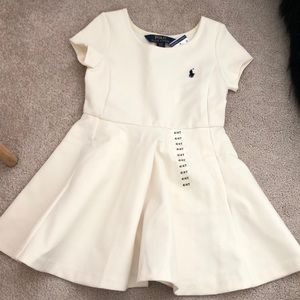 Girls Ralph Lauren dress - size 4t cream